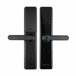 Smart Lock – con tarjeta de identificación, lector Fringerprint – Color: negro, bloqueo TTLOCK de la app