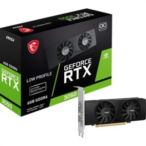 Tarjeta de video MSI GeForce RTX 3050 LP 6G OC