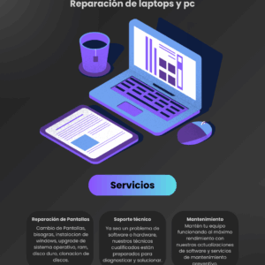 Reparación de laptops y Pcs