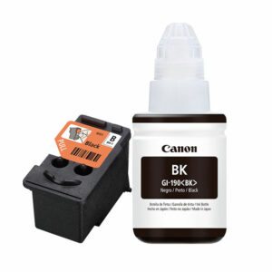 Cabezal Canon – Cartucho de tinta – Negro + Botella de tinta negra Canon