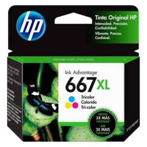 HP – 667XL – Cartucho de Tinta tricolor