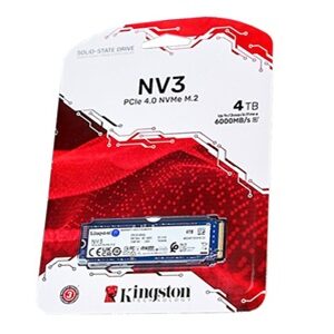 Kingston – Disco duro interno – 4 TB – Unidad de estado sólido – NV3 M.2 2280 NVMe